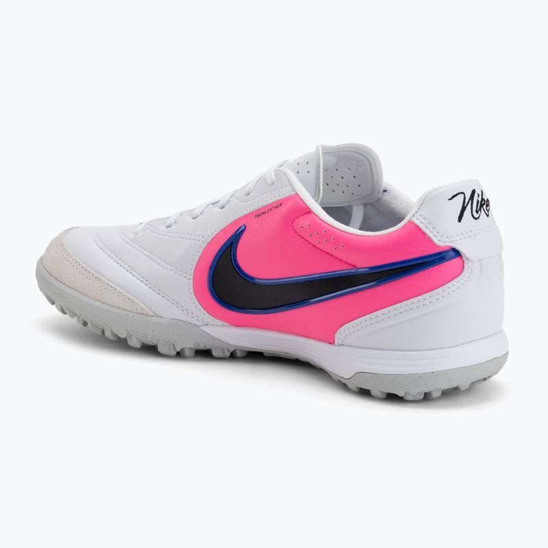 Men's football boots Nike Tiempo Ligera Pro TF white/racer blue/pink blast/black 3