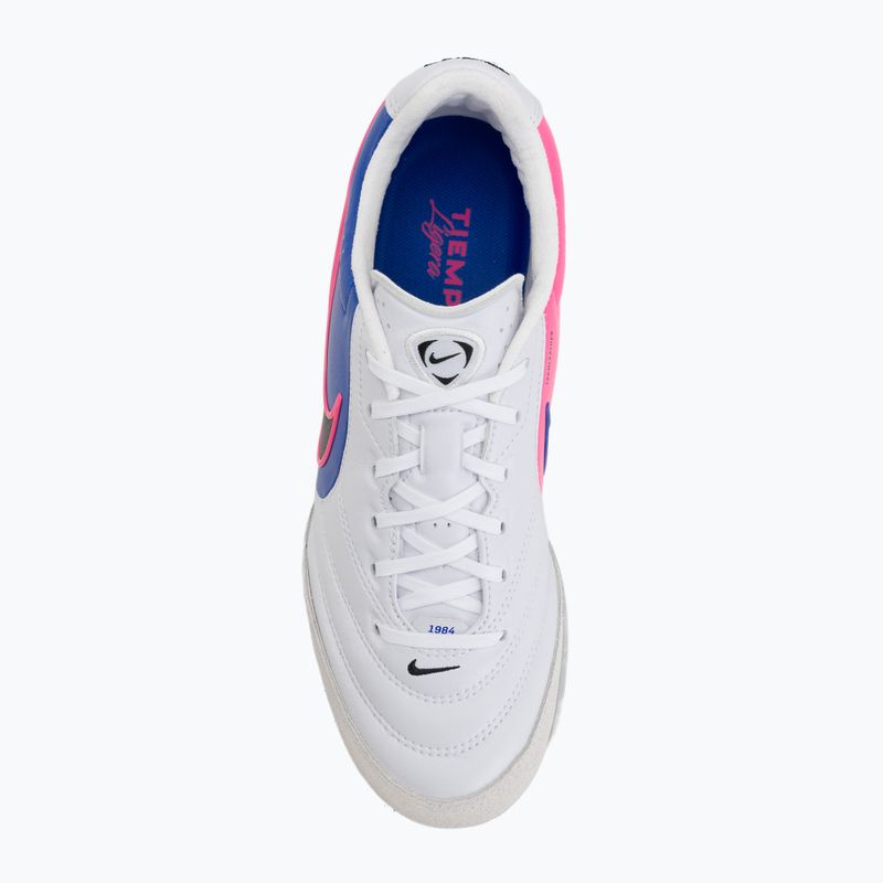 Men's football boots Nike Tiempo Ligera Pro TF white/racer blue/pink blast/black 5