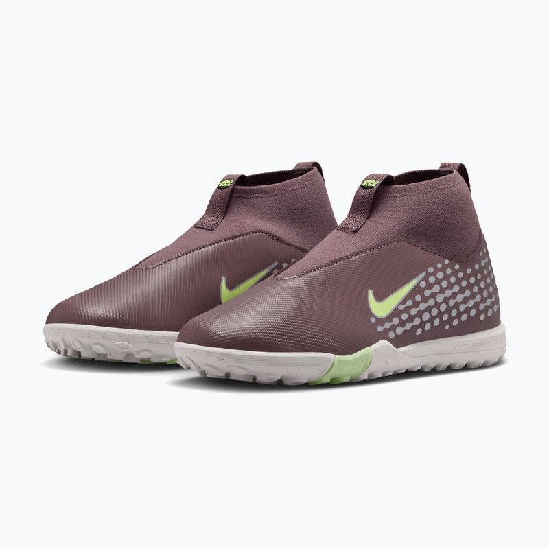 Children's football boots Nike Zoom Superfly 10 Academy Kylian Mbappe TF plum eclipse/metallic silver 3