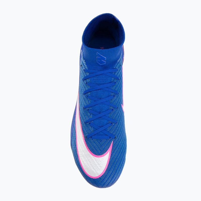 Men's football boots Nike Mercurial Superfly 10 Elite SG-Pro racer blue/white 5