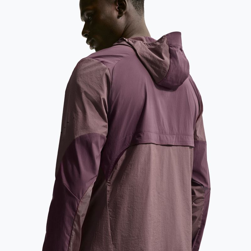 Men's running jacket Nike Stride Dri-Fit dark wine/tattoo/burgundy crush 5