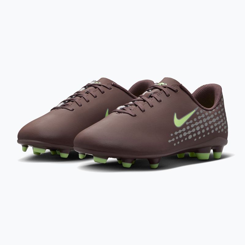 Children's football boots Nike Vapor 16 Club Kylian Mbappe FG/MG plum eclipse/metallic silver 3