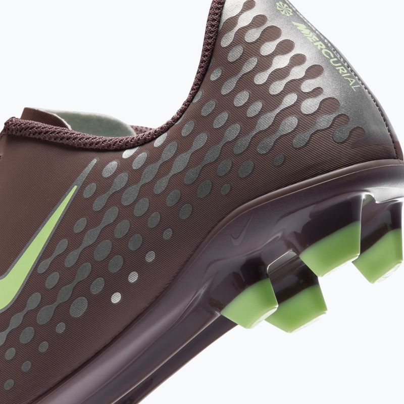 Children's football boots Nike Vapor 16 Club Kylian Mbappe FG/MG plum eclipse/metallic silver 8