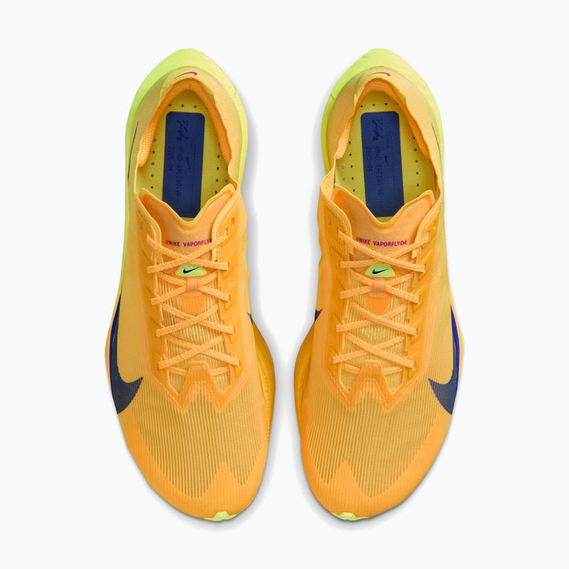 Men's running shoes Nike Vaporfly 4 citron pulse/laser orange/indigo burst 7