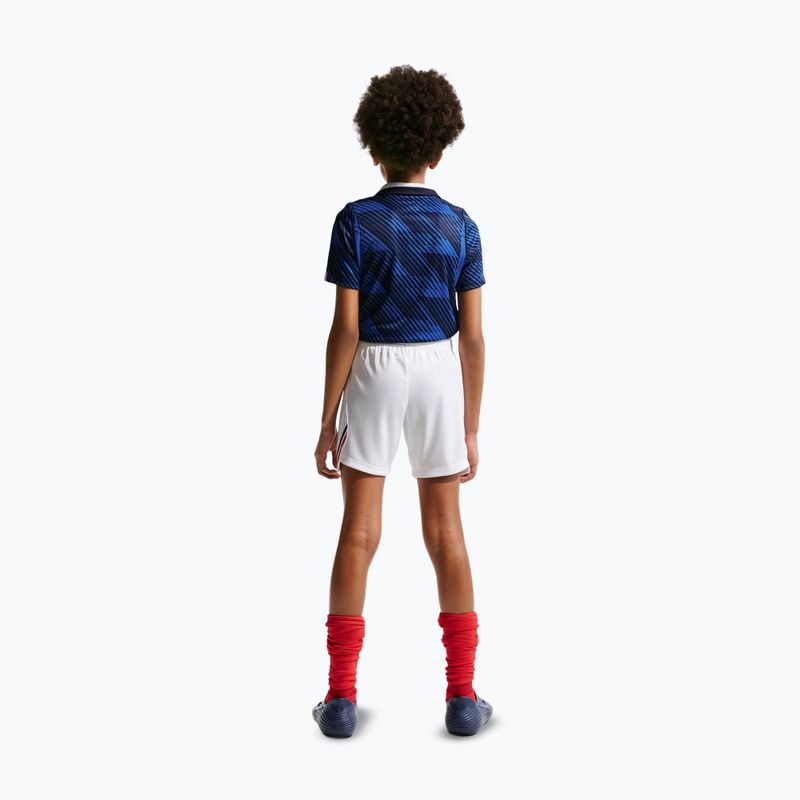 Children's football shorts Nike FFF 2026 Stadium Home white/metallic copper 3