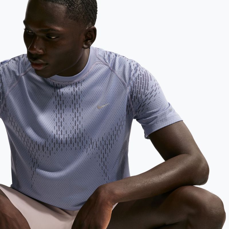 Men's running top Nike Stride Dri-Fit ADV iron purple/dark raisin 7