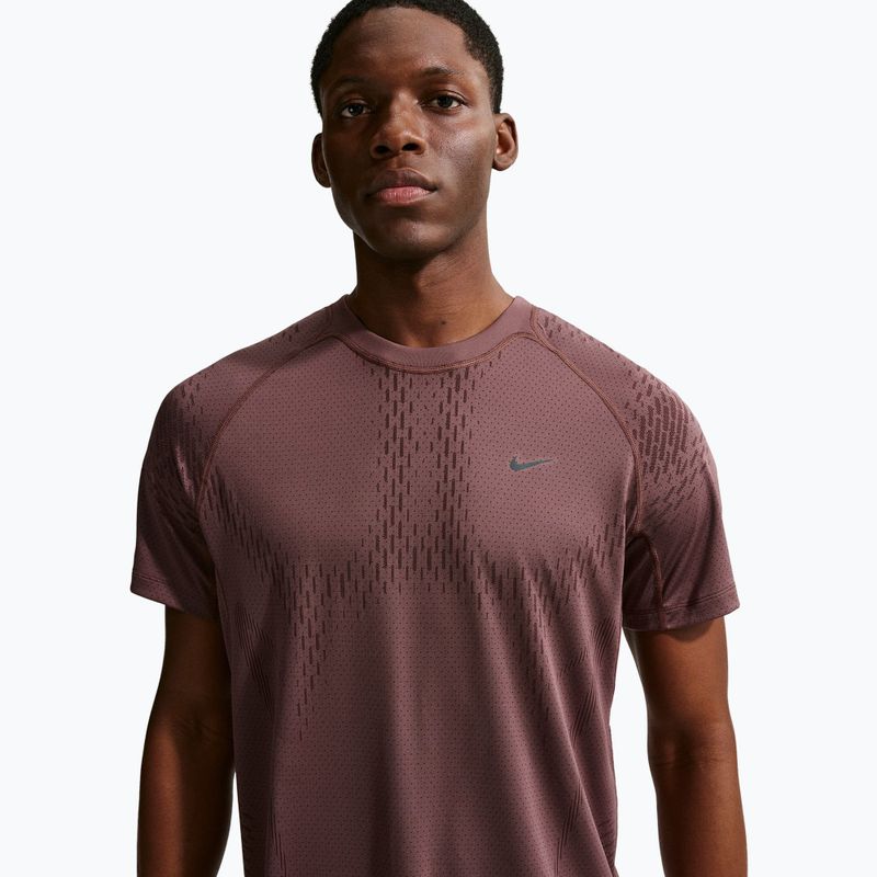 Men's running top Nike Stride Dri-Fit ADV tattoo/burgundy crush 2
