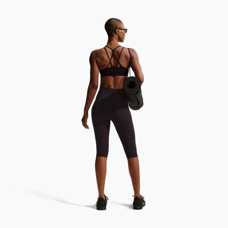 Training bra Nike Zenvy Strappy Light-Support black/cool grey 4