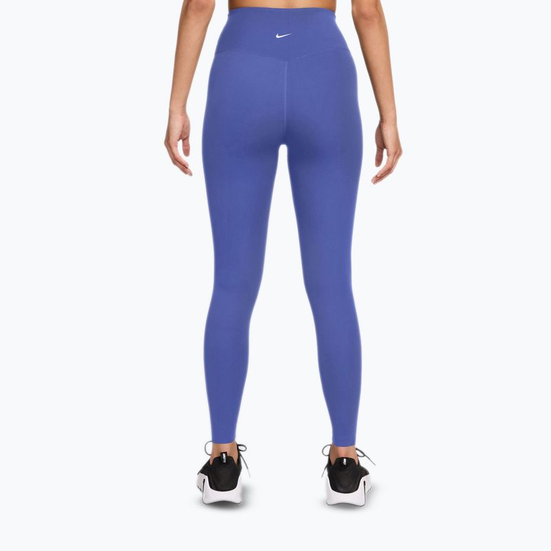 Women's leggings Nike Zenvy High-Waisted 7/8 sapphire/white 2