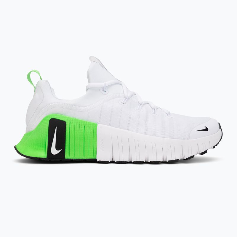 Men's training shoes Nike Free Metcon 6 white/green strike/black/black 2