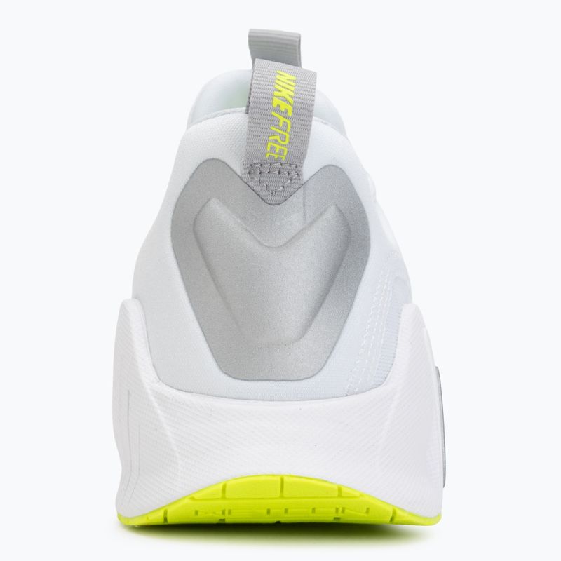 Women's training shoes Nike Free Metcon 6 white/volt/metallic silver 6