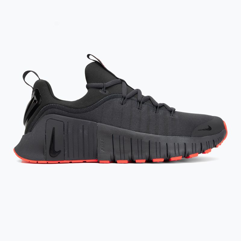 Men's training shoes Nike Free Metcon 6 dark smoke grey/bright crimson/black 2
