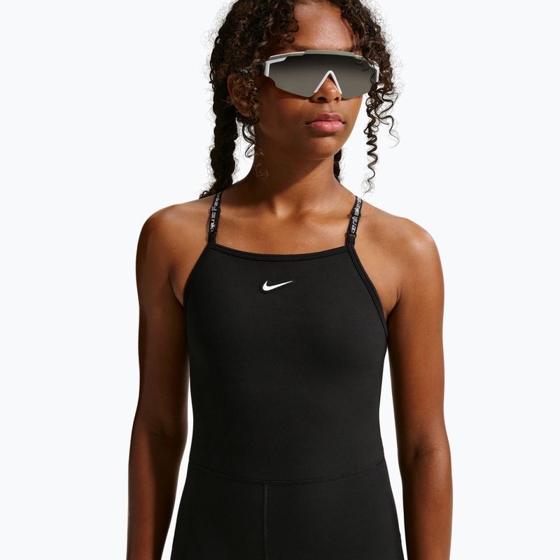 Children's overall Nike One Dri-Fit Unitard black/white 3