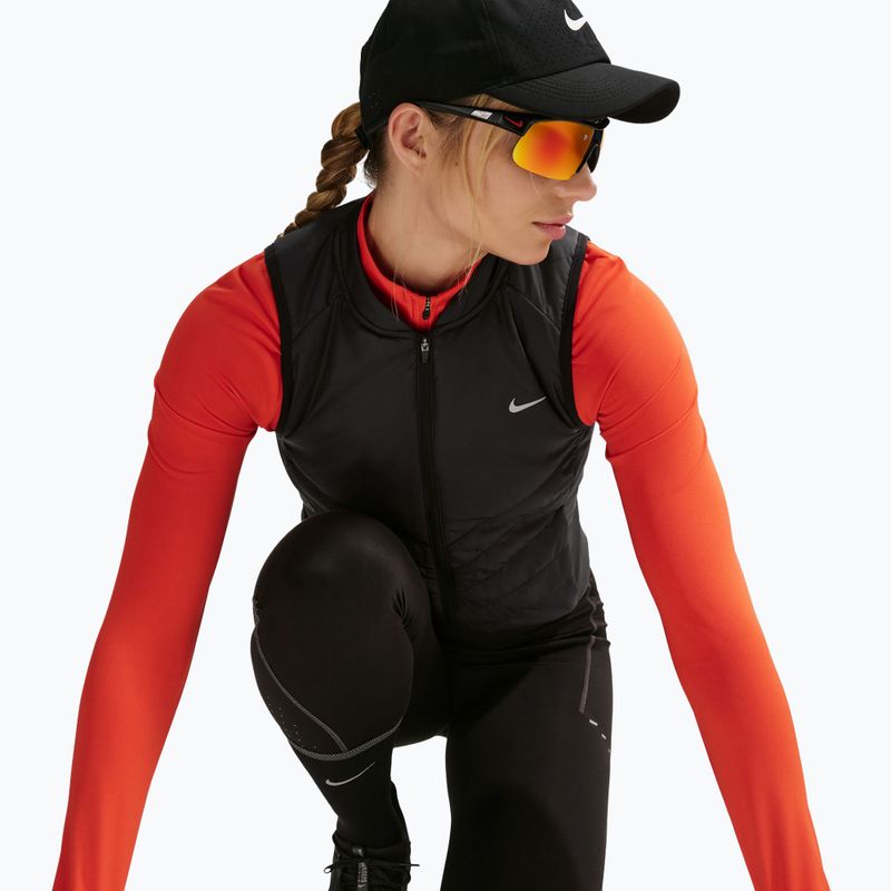 Women's gilet Nike Tempo Repel Warm black 6