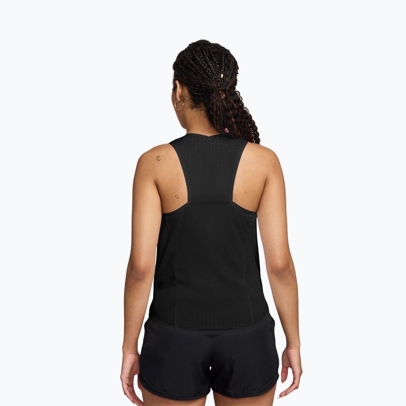 Women's running top Nike AeroSwift Dri-Fit ADV Singlet black/white 2