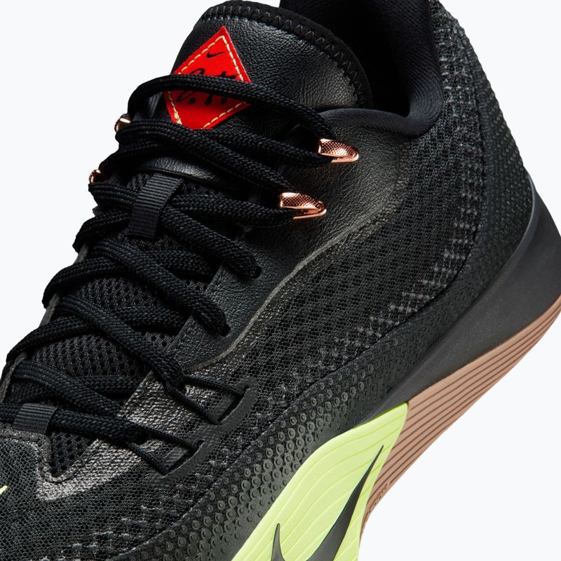 Men's basketball shoes Nike Street Flare black/light lemon twist/desert dust/black 7