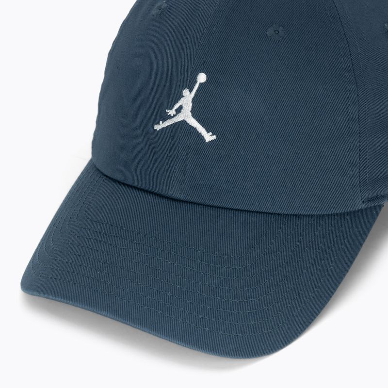 Baseball cap Jordan Club Unstructured Curved-Bill squadron blue/sail 3