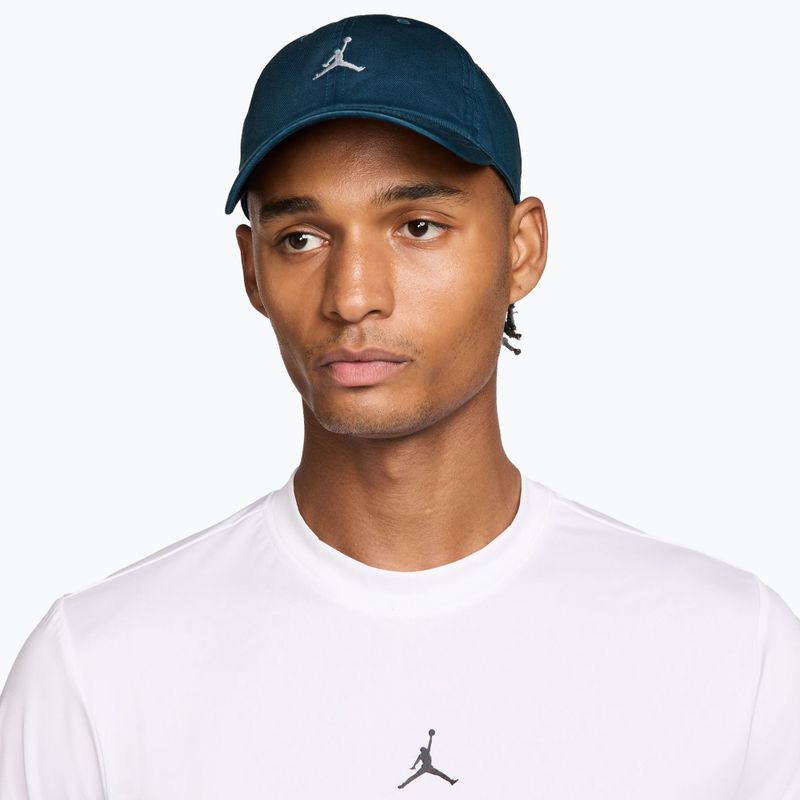 Baseball cap Jordan Club Unstructured Curved-Bill squadron blue/sail 5