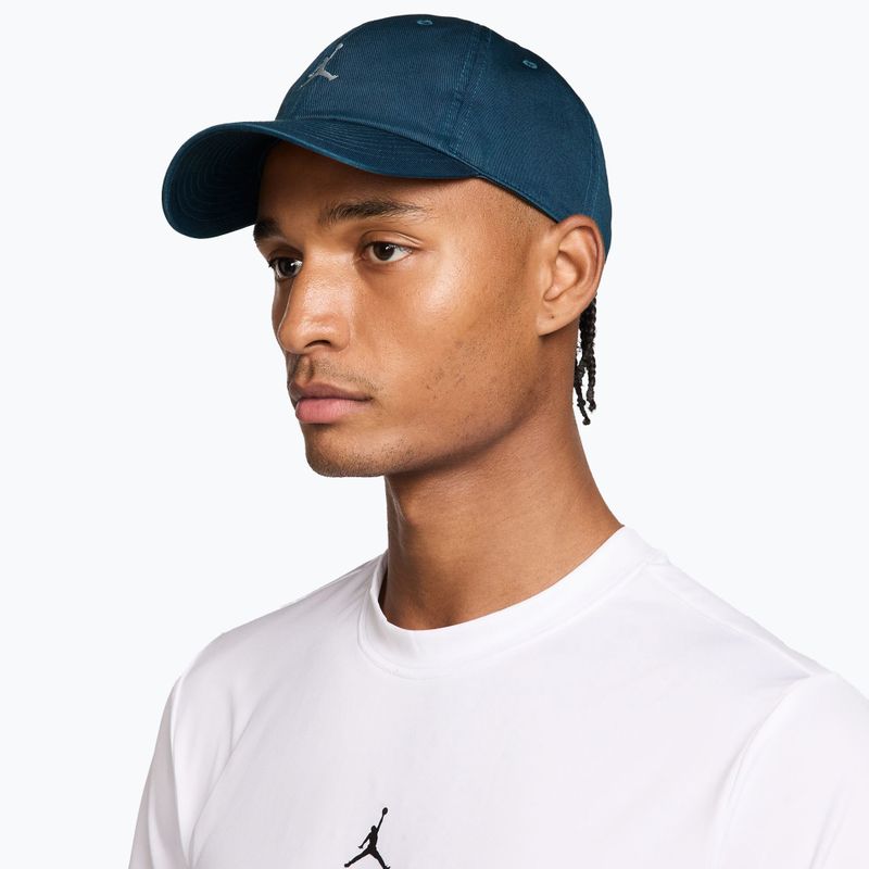 Baseball cap Jordan Club Unstructured Curved-Bill squadron blue/sail 7