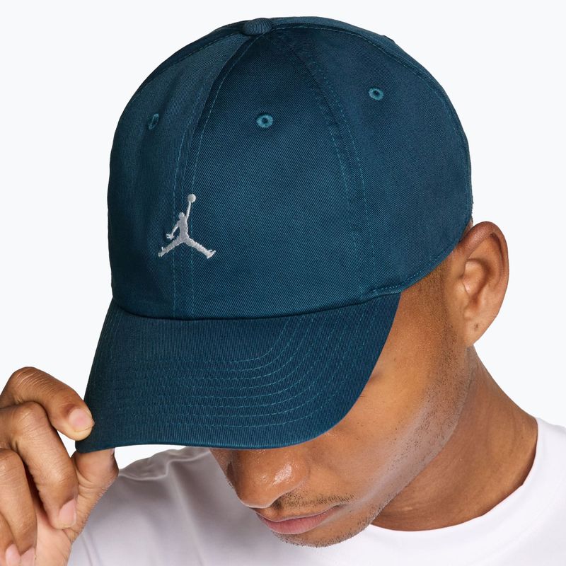 Baseball cap Jordan Club Unstructured Curved-Bill squadron blue/sail 8