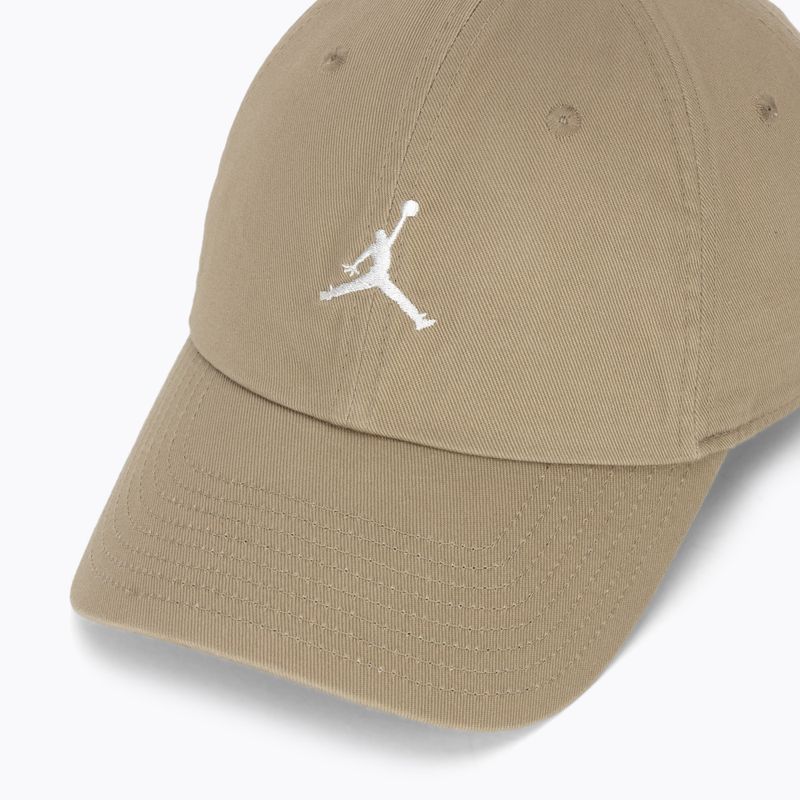 Baseball cap Nike Jordan Club Unstructured Curved-Bill khaki/sail 3