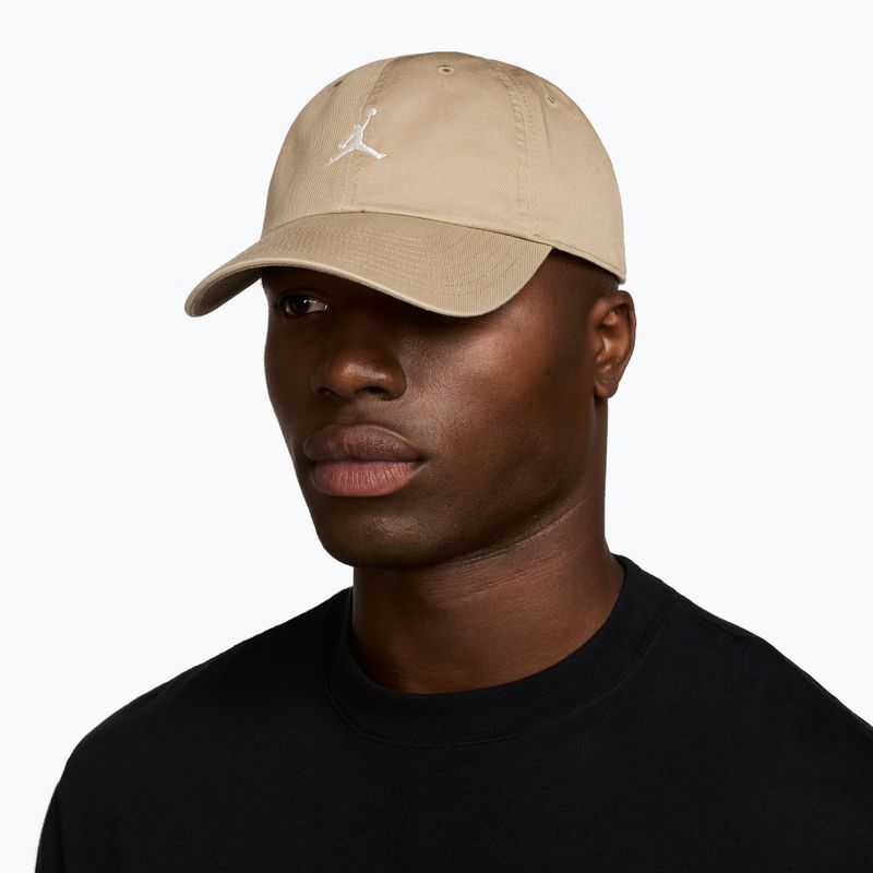 Baseball cap Nike Jordan Club Unstructured Curved-Bill khaki/sail 3