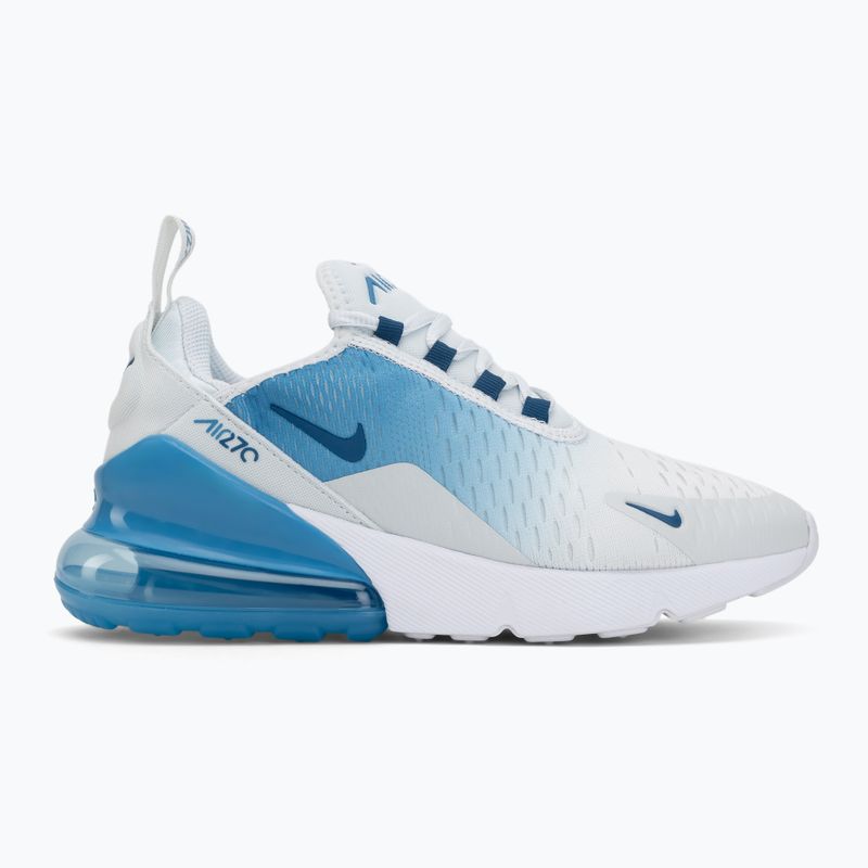 Children's shoes Nike Air Max 270 off white/dutch blue/court blue 2