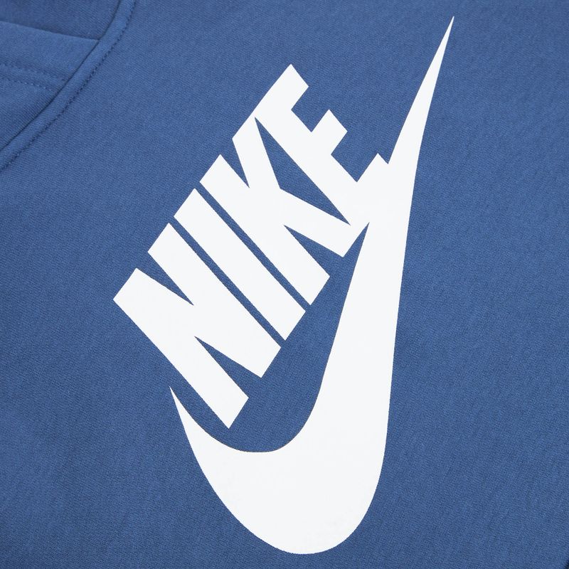 Children's sweatshirt Nike Club Fleece Hoodie mystic navy/white 3