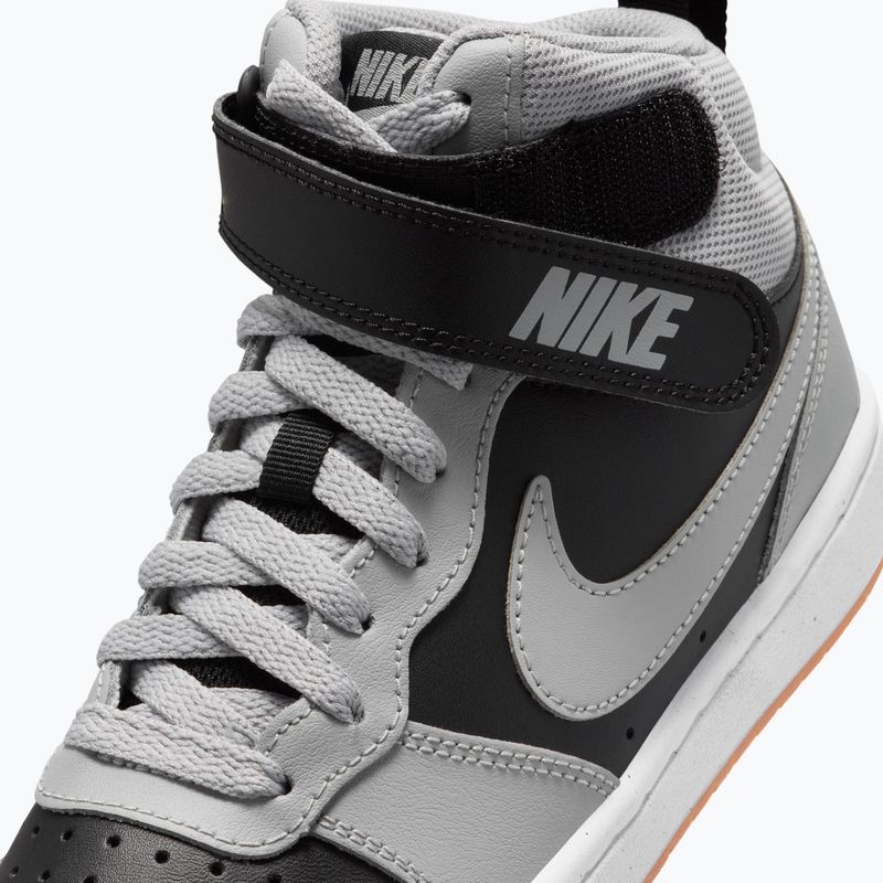 Shoes  Nike Court Borough Mid 2 black/white/gum med brown/light smoke grey 8