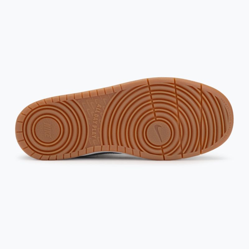 Shoes  Nike Court Borough Mid 2 black/white/gum med brown/light smoke grey 4