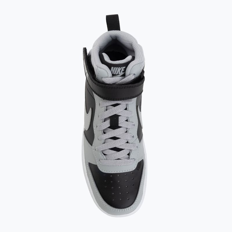 Shoes  Nike Court Borough Mid 2 black/white/gum med brown/light smoke grey 5