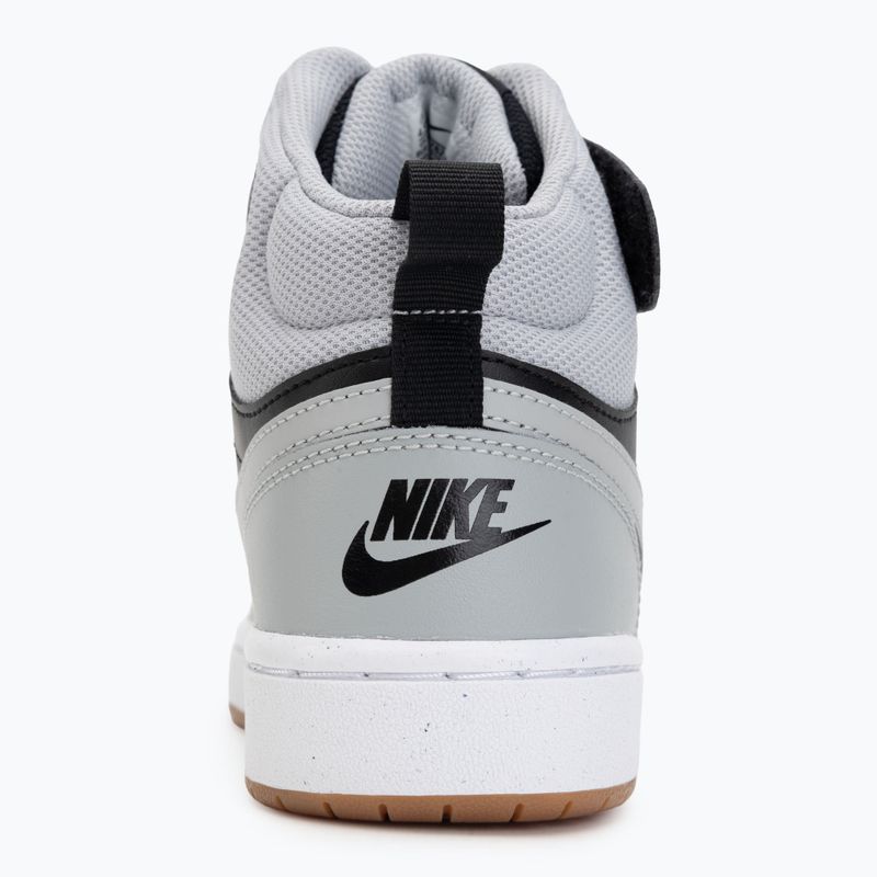 Shoes  Nike Court Borough Mid 2 black/white/gum med brown/light smoke grey 6