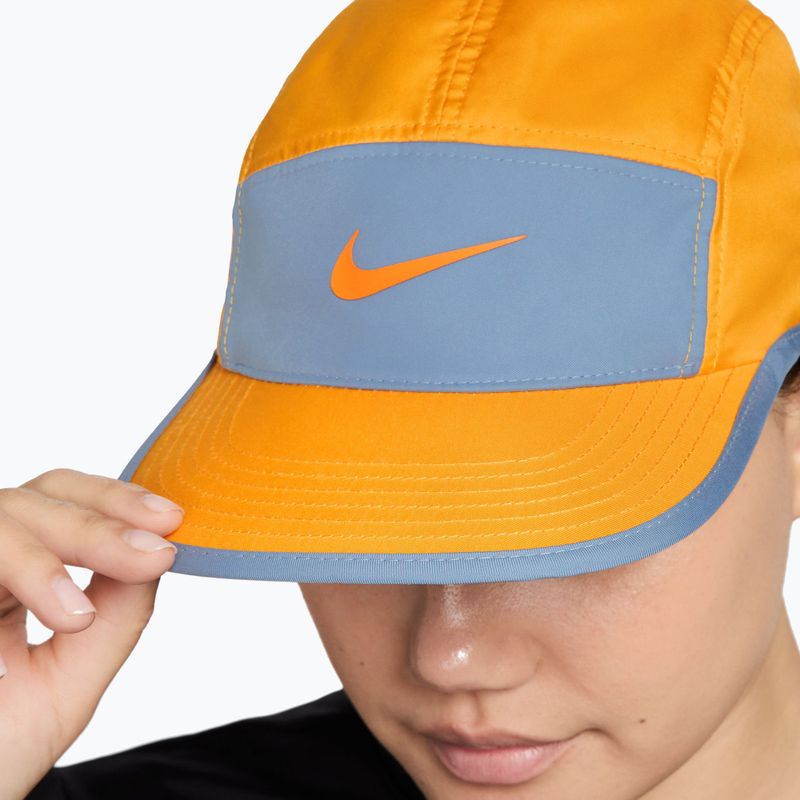Baseball cap Nike Dri-Fit Fly sundial/work blue/bright ceramic 4
