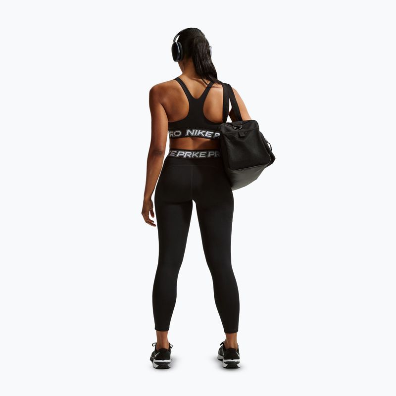 Women's leggings Nike Pro Mid-Rise 7/8 black/white/white 3