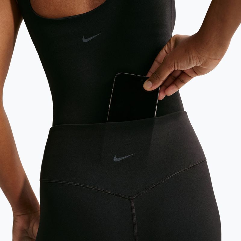 Women's leggings Nike Zenvy High-Waisted black/cool grey 6