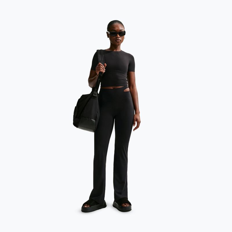 Women's training trousers Nike Zenvy High-Waisted Flared black/pcg3c 2