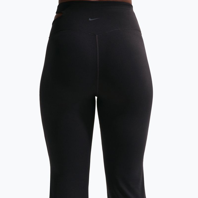 Women's training trousers Nike Zenvy High-Waisted Flared black/pcg3c 4