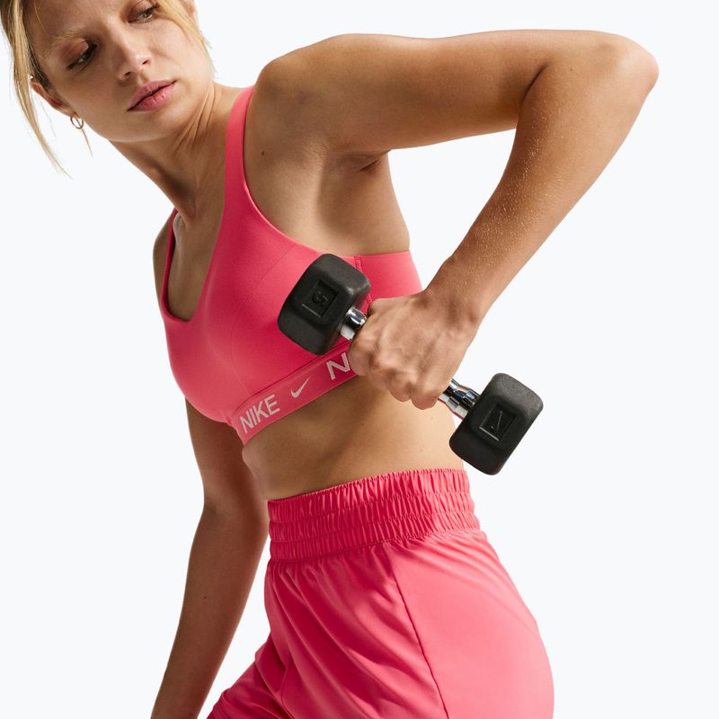 Women's shorts Nike One Dri-Fit High-Waisted 3" 2In1 sea coral/white 5