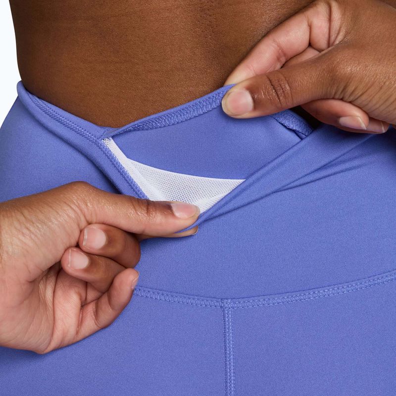 Women's leggings Nike One Seamless Front High-Waisted sapphire/white 6