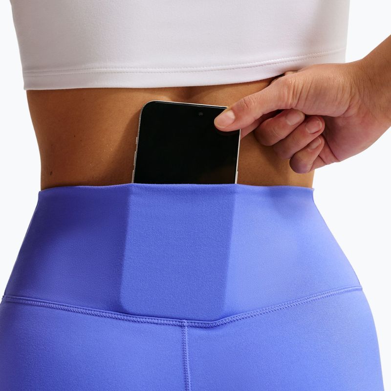 Women's leggings Nike One Seamless Front High-Waisted sapphire/white 7