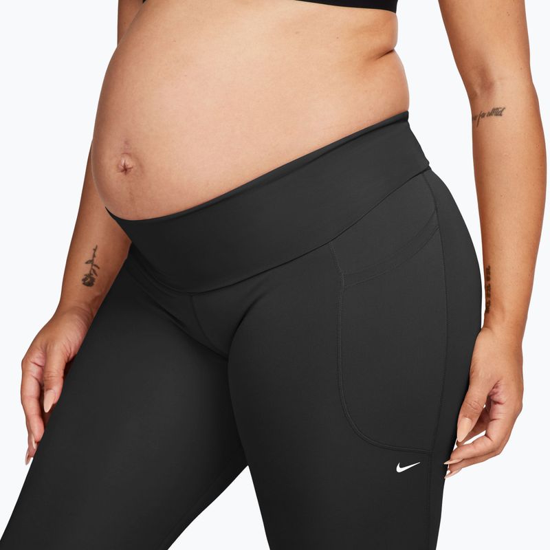 Women's leggings Nike One Seamless Front High-Waisted sapphire/white 3