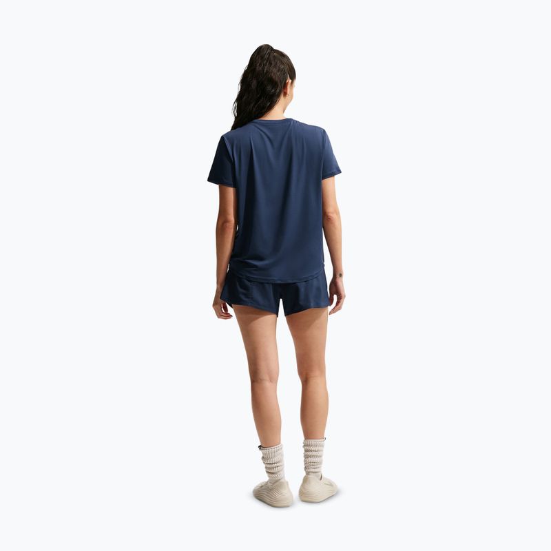 Women's training shorts Nike One midnight navy/white 3