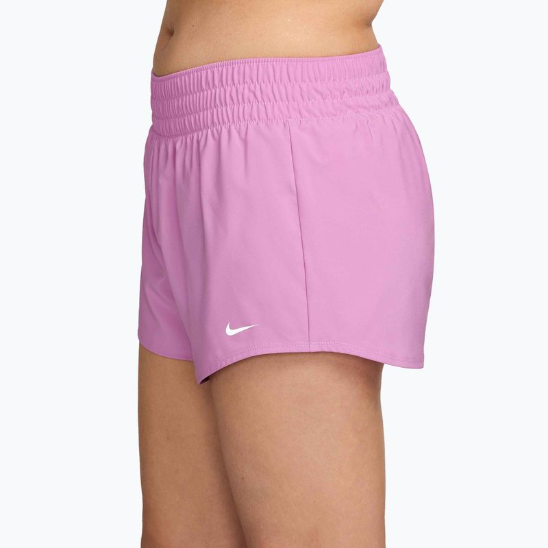 Women's shorts Nike One Dri-Fit 3" light magenta/white 3