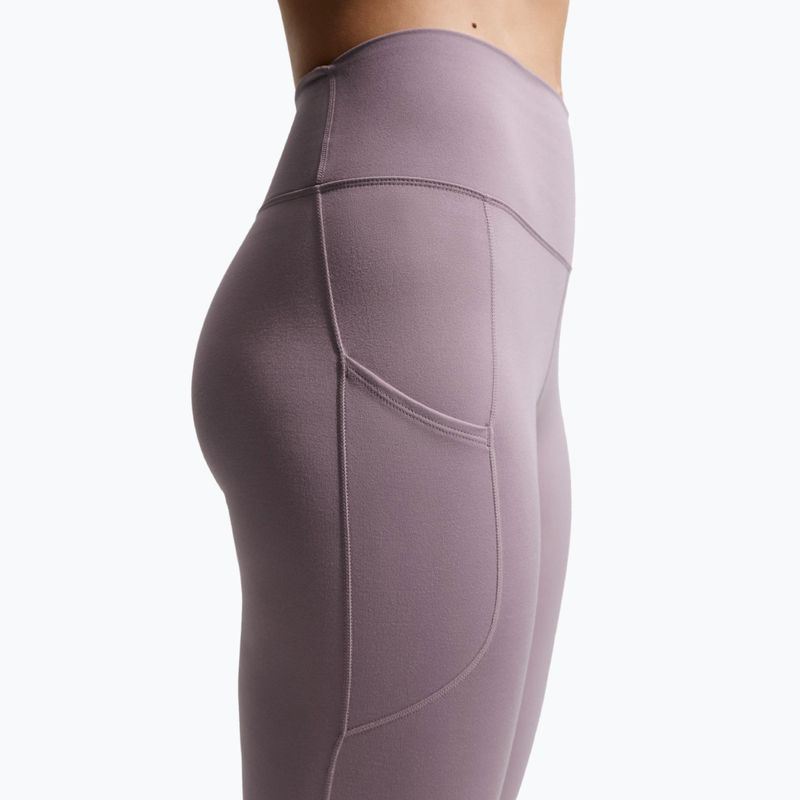 Women's training leggings Nike One High-Waisted 7/8 light violet ore/white 5