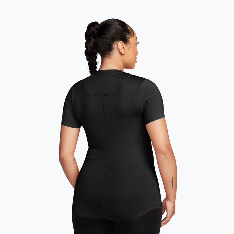 Women's T-shirt Nike One Maternity Dri Fit Slim-Fit black/white 2