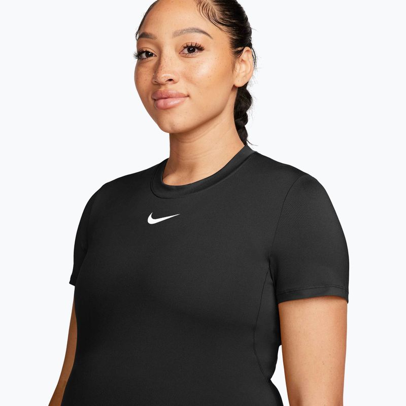 Women's T-shirt Nike One Maternity Dri Fit Slim-Fit black/white 3