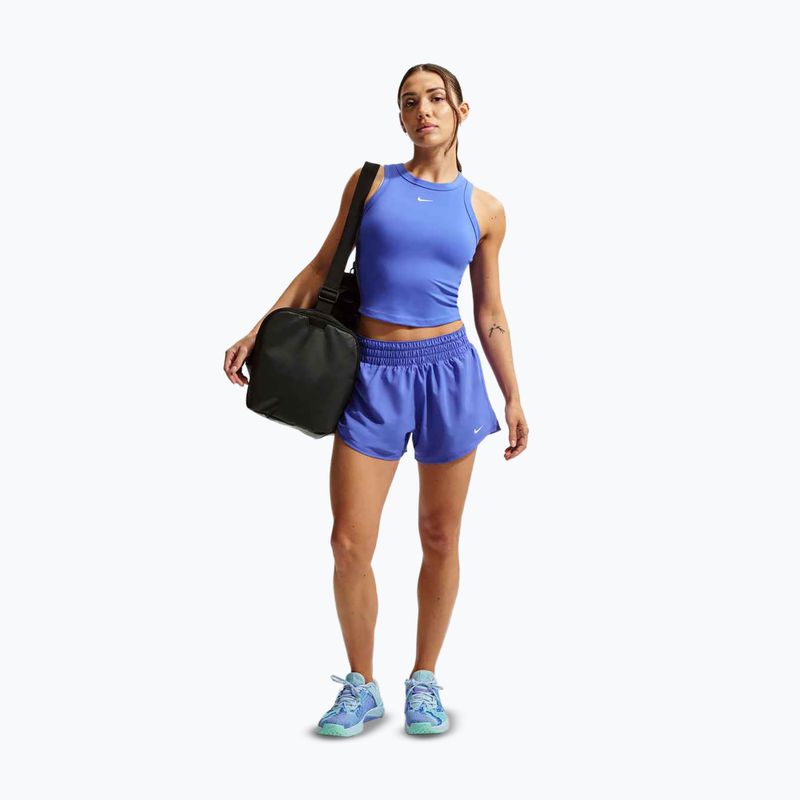 Women's shorts Nike One Dri-Fit 3" sapphire/white 2