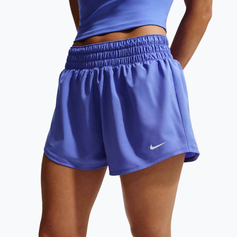 Women's shorts Nike One Dri-Fit 3" sapphire/white 5
