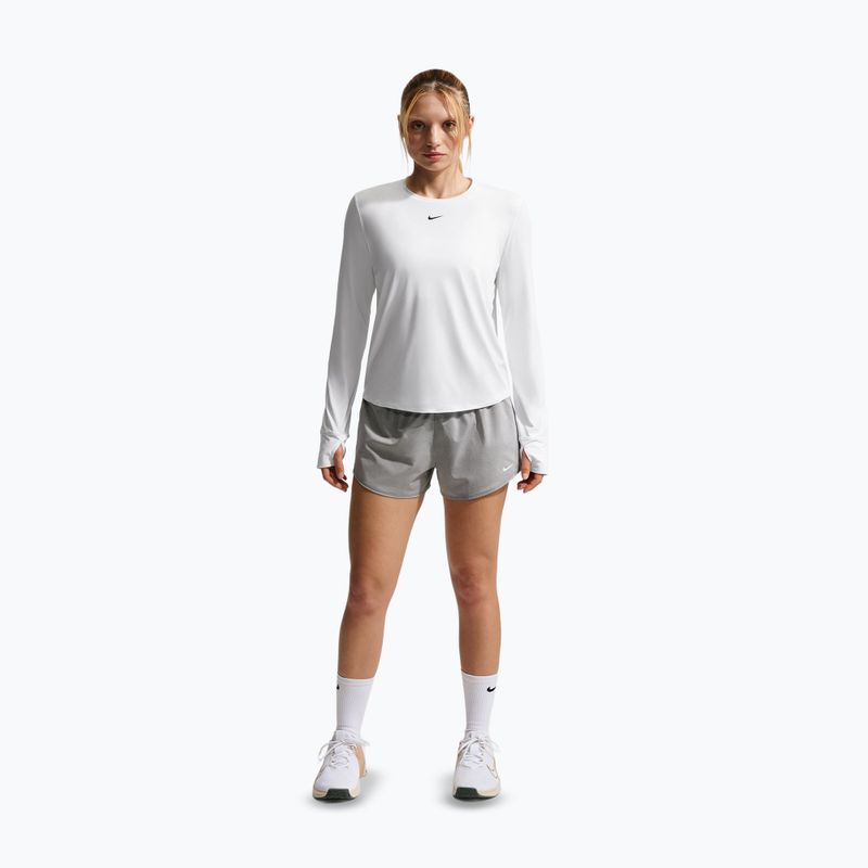 Women's shorts Nike One Dri-Fit 3" smoke grey/heather/white 2
