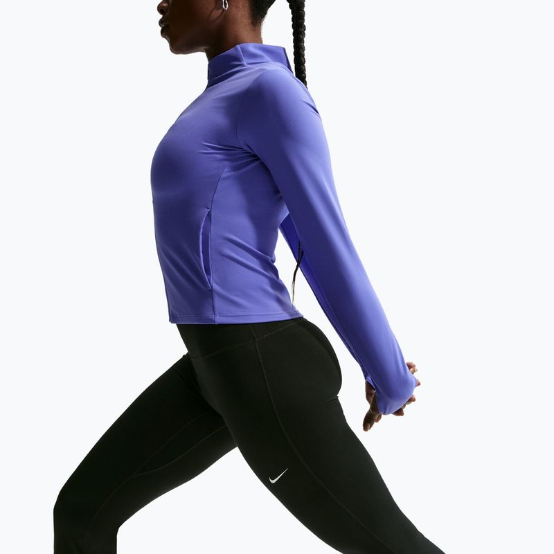 Women's leggings Nike One High Waisted Flared black/white 4